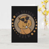 Team No Shadow Crew Groundhog Day 2024 Kaart (Gele Bloem)