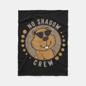 Team No Shadow Crew Groundhog Day  Fleece Deken (Voorkant)