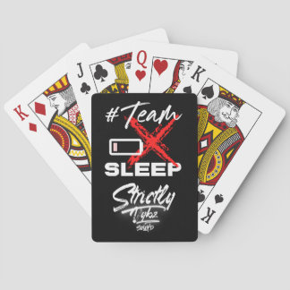 Team No Sleep Chill Out-kaarten Pokerkaarten