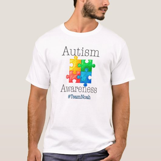 Team Noah Autism Awareness T-shirt (Voorkant)