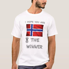 Team-Noorwegen-Winter-Sport-Pride-Erfenis-Blauw-Kr T-shirt