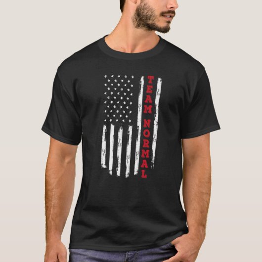 Team Normal Mannen Team Normal 3 T-shirt (Voorkant)