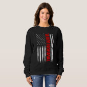 Team Normal Us Flag Political Humor Teamnormal App Trui (Voorkant volledig)