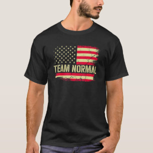 Team Normal Verenigde Staten Amerika vlag T-shirt
