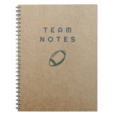 Team Notes - Football Notitieboek (Voorkant)