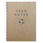 Team Notes - Football Notitieboek (Voorkant)