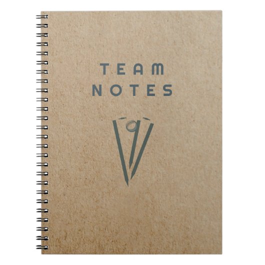Team Notes - for Cricket Coaches, Players & Fans Notitieboek (Voorkant)