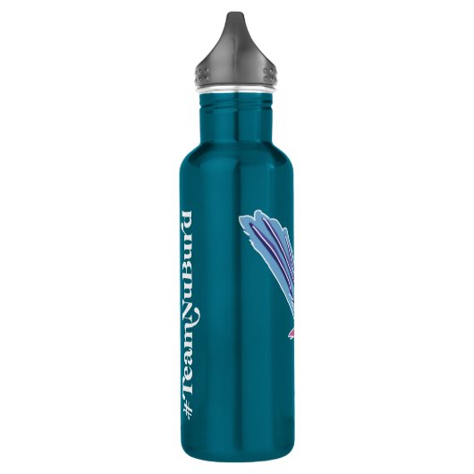 Team NuBurd Stainless Steel Water Bottle - Blue Waterfles (Links)