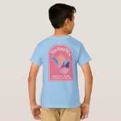 Team NuBurd Youth T-shirt - Blue (Achterkant volledig)