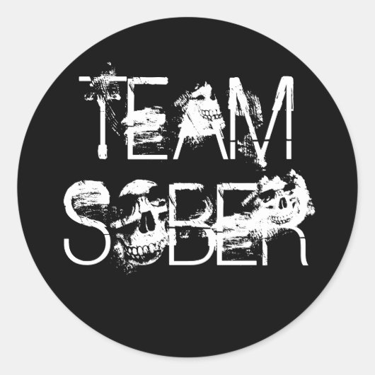 TEAM NUCHTER RONDE STICKER (Voorkant)
