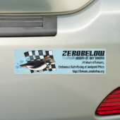 Team nullen - bumpersticker (Op auto)