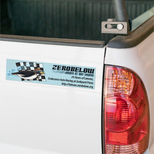 Team nullen - bumpersticker (Op Truck)