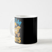 Team Nuts Dab Peanut Grappig Cool Geslacht Onthull Koffiemok (Voorkant links)