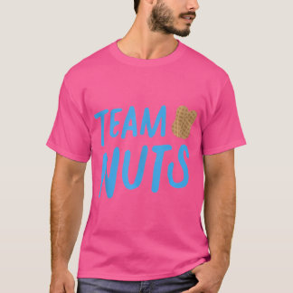 Team Nuts Funny Team Boy Baby Gender Reveal Party T-shirt