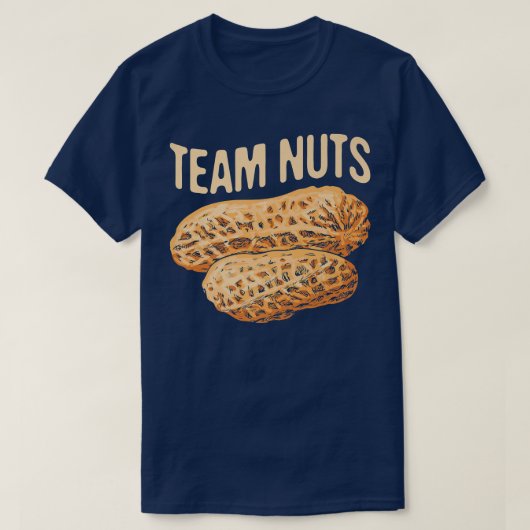 Team Nuts Funny Team Boy Gender onthult Funny Boys T-shirt (Design voorkant)
