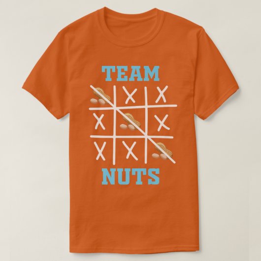 Team Nuts gender onthult zwangerschapsaankondiging T-shirt (Design voorkant)