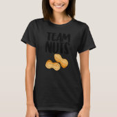 Team Nuts Geslacht onthullen pinda liefde T-shirt (Voorkant)
