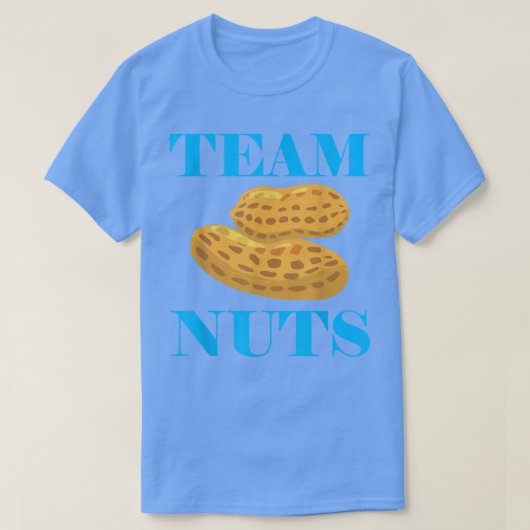 Team NutsTeam Boy Funny Gender onthullen 743 T-shirt (Design voorkant)