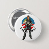 Team Obama 2012 Ronde Button 5,7 Cm (Voorkant /achterkant)