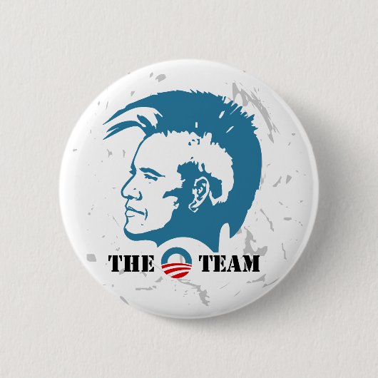 Team Obama 2012 Ronde Button 5,7 Cm (Voorkant)