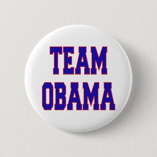 TEAM OBAMA RONDE BUTTON 5,7 CM (Voorkant)