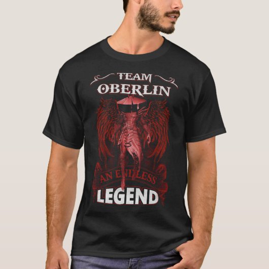 Team OBERLIN - Een eindeloze LEGEND T-shirt (Voorkant)