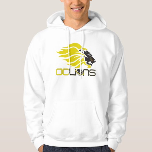 TEAM OC LIONS- Mannen met gekookt sweatshirt (Voorkant)