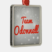 Team Odonnell Metalen Ornament (Rechts)