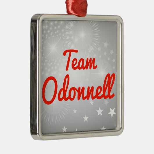 Team Odonnell Metalen Ornament (Rechts)