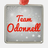 Team Odonnell Metalen Ornament (Voorkant)