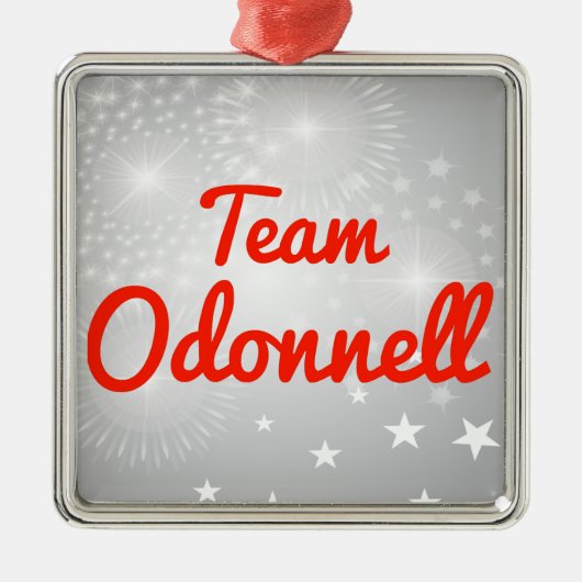 Team Odonnell Metalen Ornament (Voorkant)