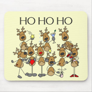 Team of Reindeer T-shirts en cadeaus Muismat
