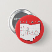 Team Ohio Agility Ronde Button 5,7 Cm (Voorkant /achterkant)
