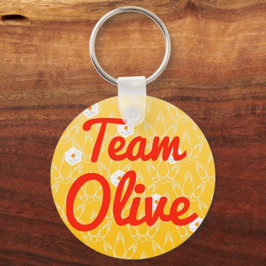 Team Olive Sleutelhanger (Voorkant)