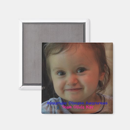 Team Olivia Kay Alexander Awareness Magnet (Voorkant / Achterkant)