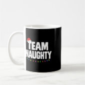 Team Ondeugend Grappig Kerstmis Ondeugend of Leuke Koffiemok (Links)
