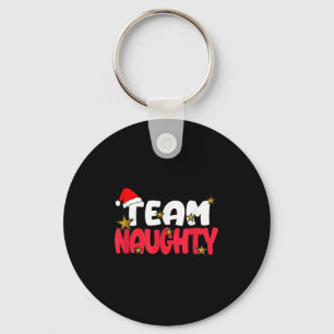 Team Ondeugend Shirt Grappig Bijpassend Kerstmis F Sleutelhanger