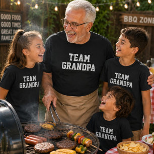 Team Opa Matching Kids Familie Cadeau T-shirt