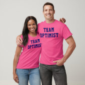 Team Optimist Tshirt Denk Positief Inspirerend (Unisex)