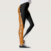 Team & Oranje/zwart/witmasker Leggings (Rechts)