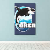 Team Orca Canvas Afdruk (Insitu (Houten vloer))