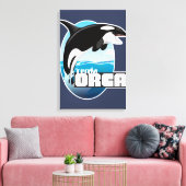 Team Orca Canvas Afdruk (Insitu (Woonkamer))