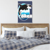 Team Orca Canvas Afdruk (Insitu (Slaapkamer))