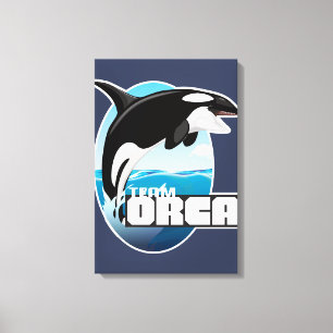 Team Orca Canvas Afdruk