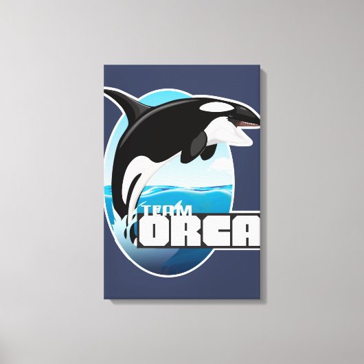 Team Orca Canvas Afdruk (Voorkant)