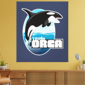 Team Orca Canvas Afdruk (Insitu (Woonkamer))