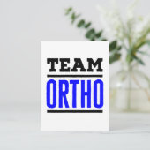 Team Ortho Orthopedie Orthopedisch Ziekenhuisarts Briefkaart (Staand voorkant)