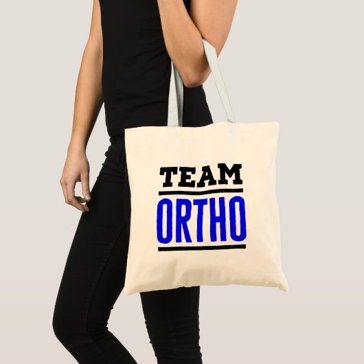 Team Ortho Orthopedie Orthopedisch Ziekenhuisarts Tote Bag (Voorkant (product))