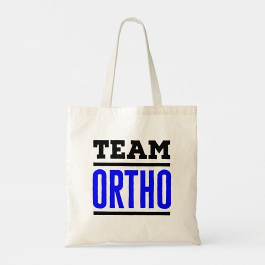 Team Ortho Orthopedie Orthopedisch Ziekenhuisarts Tote Bag (Achterkant)
