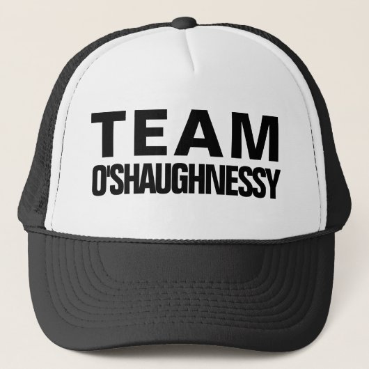 Team O'Shaughnessy Trucker Hat Pet Trucker (Voorkant)